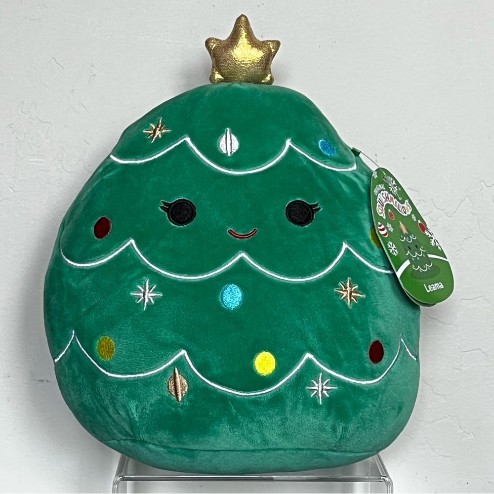 Squishmallows 8” Leama The Christmas Tree Not Carol 2022 Holiday Plush NWT.